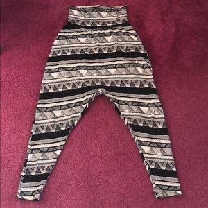 American Apparel Aztec Harem Pants